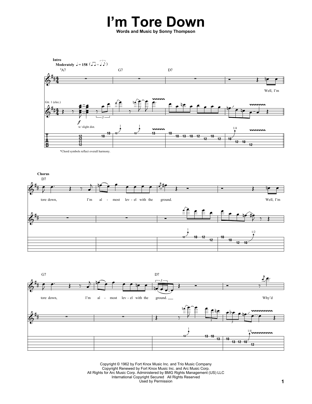 Product gallery: Page 1 of 1 I'm Tore Down, Freddie King