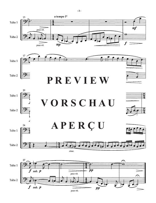 Produktgalerie: Seite 5 von 11 Prelude, Dance and Fanfare , , (Tuba Duett)