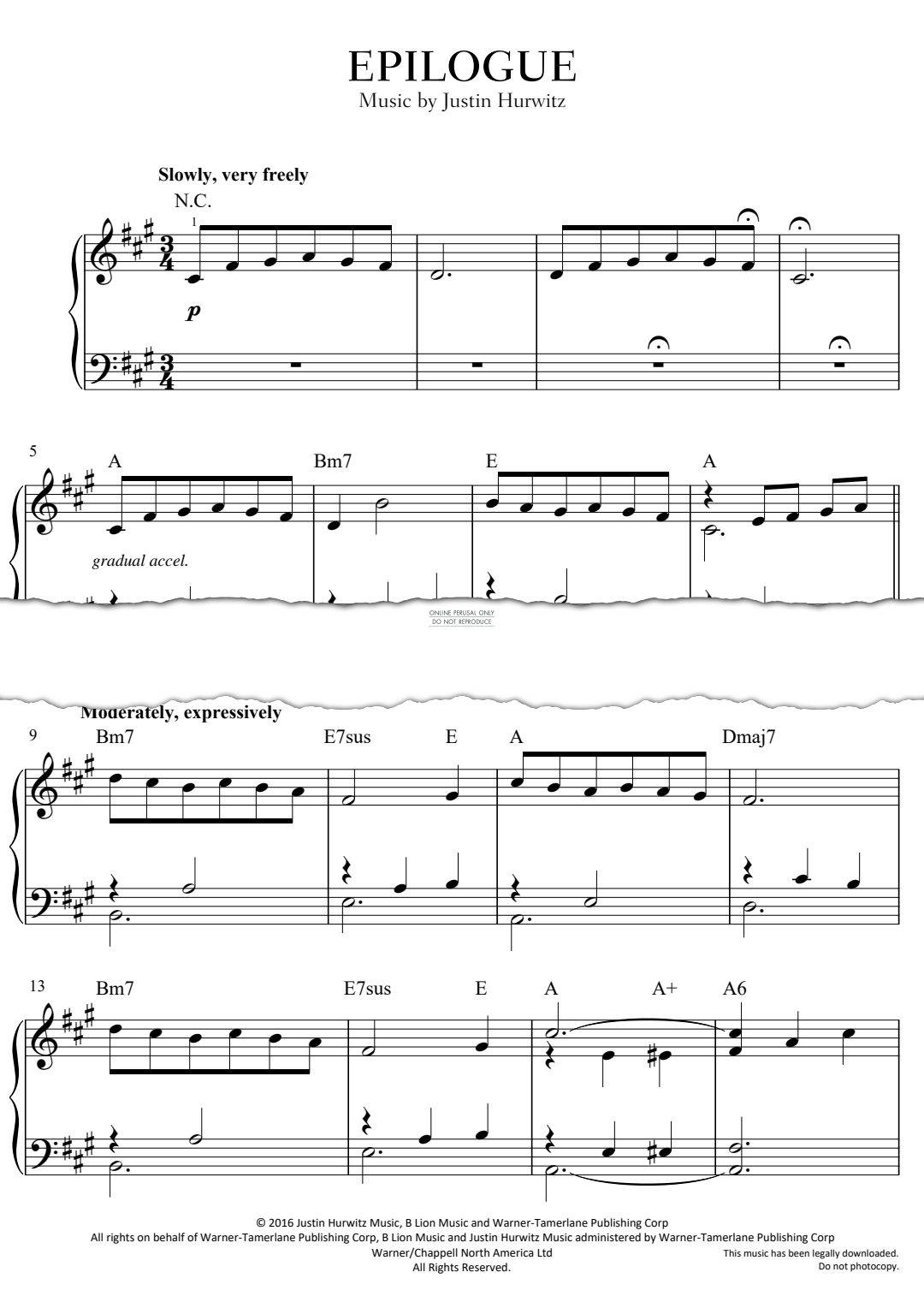 gallery: Epilogue, Justin Hurwitz