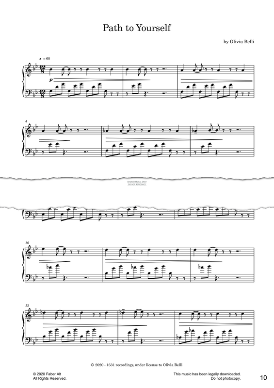 Produktgalerie: Seite 1 von 1 Path To Yourself, Olivia Belli, Klavier