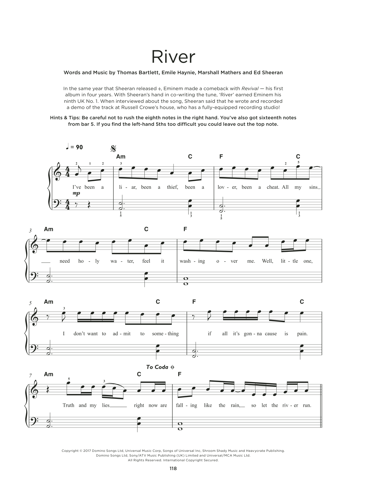 Product picture to: River (feat. Ed Sheeran)