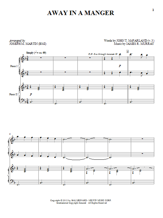 Produktbild zu: Away In A Manger