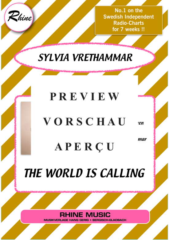 Produktgalerie: Seite 2 von 4 The world is calling , Vrethammar, Sylvia, Klavier und Gesang