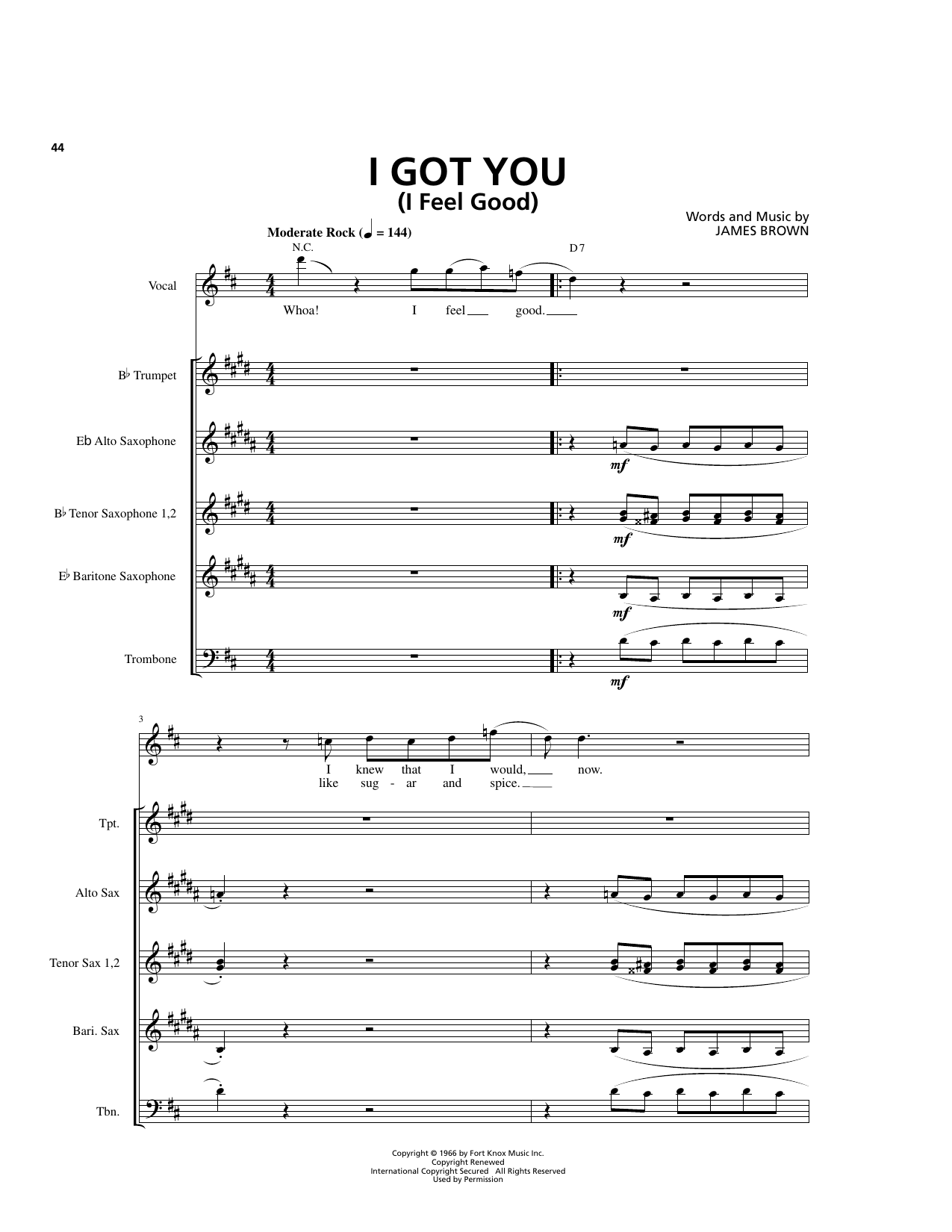 Product gallery: Page 1 of 1 I Got You (I Feel Good), James Brown