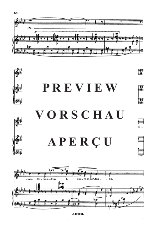 gallery: Le pays des rêves Op.39 No.3 , , (Gesang hoch + Klavier)
