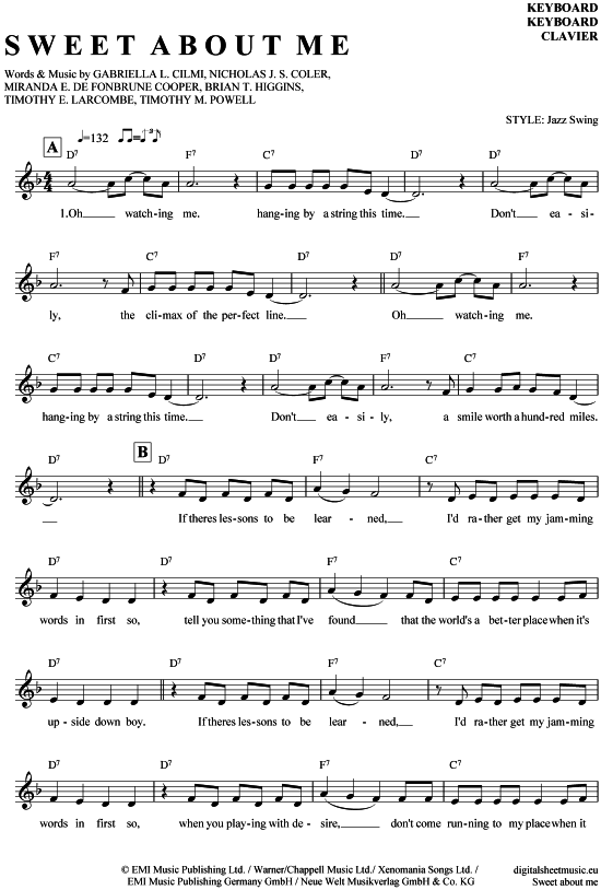 Product gallery: Page 1 of 4 Sweet about me , , (Keyboard)