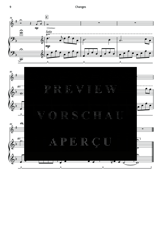 gallery: Changes - Gentle Melodies for Weddings, Church, and Other Occasions, , Trompete in B und Klavier