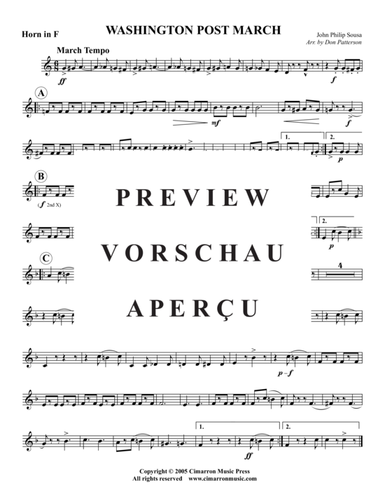gallery: Washington Post Marsch , , (Blechbläserquintett)