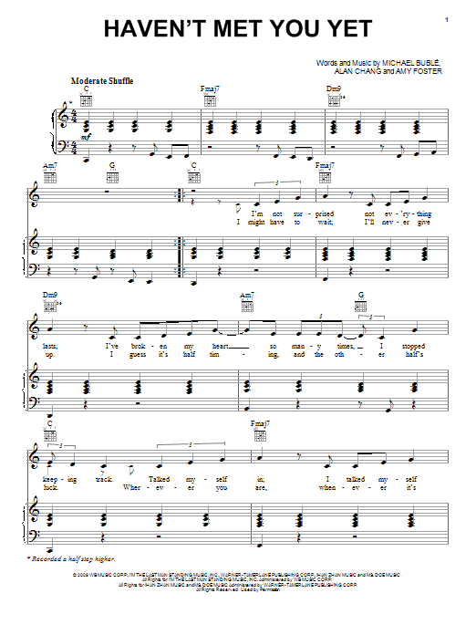 Product gallery: Page 1 of 1 Haven't Met You Yet, Michael Buble