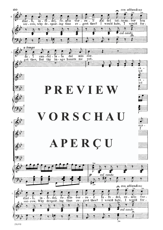 Produktgalerie: Seite 8 von 9 Ah perche non posso odiarti, , Tenor & Klavier