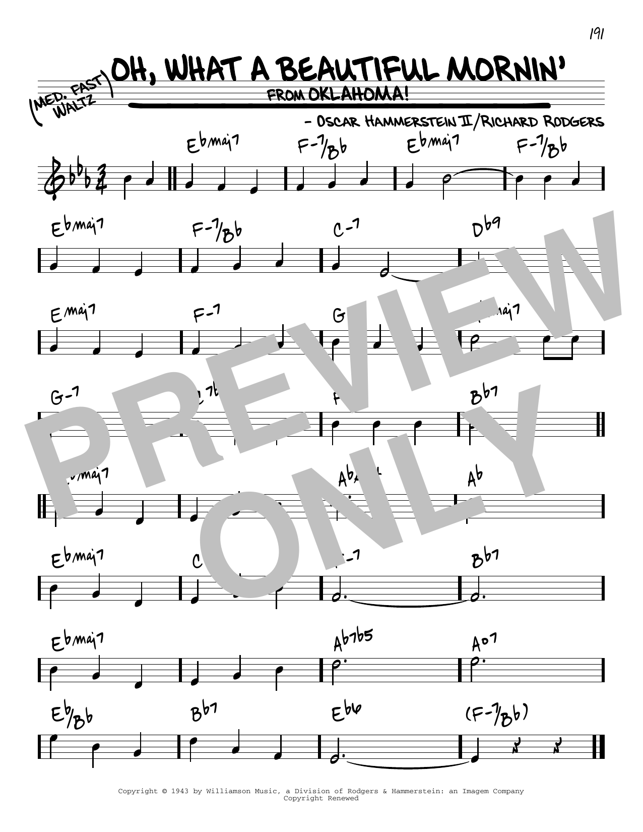 Produktbild zu: Oh, What A Beautiful Mornin' (from Oklahoma!)