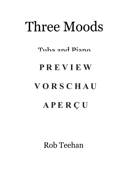 Product gallery: Page 3 of 20 Three Moods , , (tuba + piano)