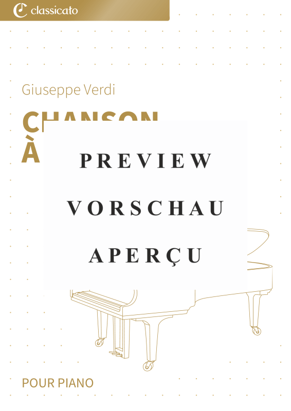 Produktgalerie: Seite 2 von 6 Chanson à boire - (Libiamo ne´ lieti calici) Brindisi extrait de l´opéra La traviata - version simplifiée pour piano, , Klavier Solo