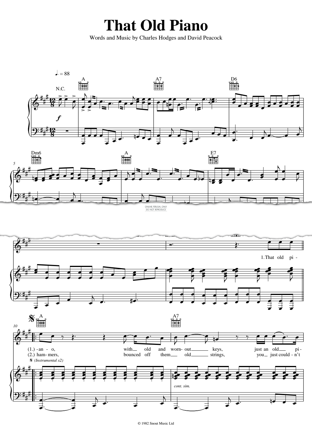 Produktbild zu: That Old Piano