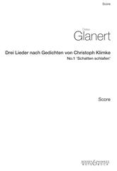 Produktbild zu: Schatten Schlafen (from 'Drei Lieder Nach Gedichten von Christoph Klimke')