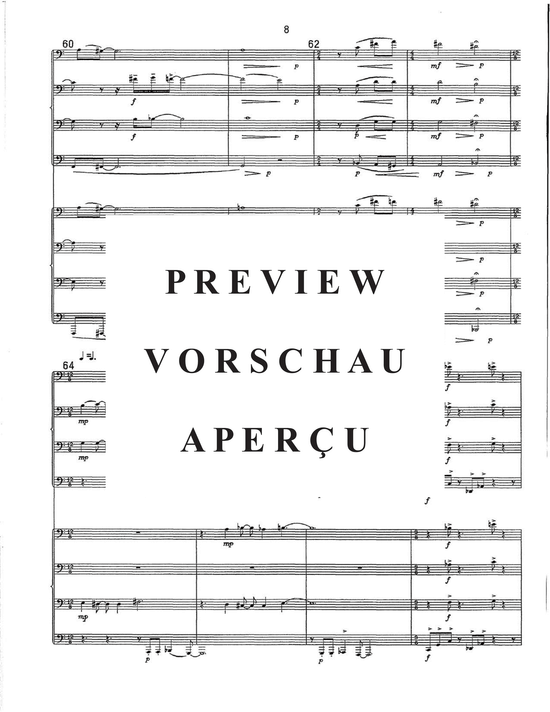 Produktgalerie: Seite 20 von 21 Two Pieces for Tuba/Euphonium Ensemble: Dark Towers, Wind and Wuthering , , (Tuba Ensemble EEET/EEET)