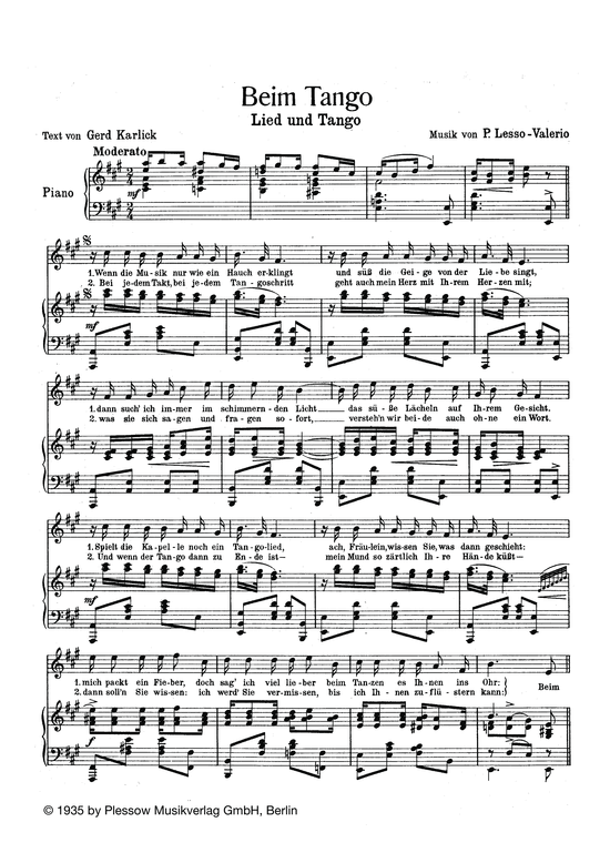 Produktbild zu: Beim TangoLied und Tango