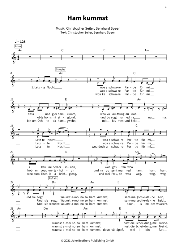 Produktgalerie: Seite 1 von 11 Austropop Schmäh - Leadsheets von Seiler und Speer, Seiler und Speer, Gesang & Akkorde