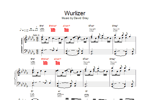 Produktgalerie: Seite 1 von 1 Wurlizer, David Gray, Gesang, Gitarre, Klavier