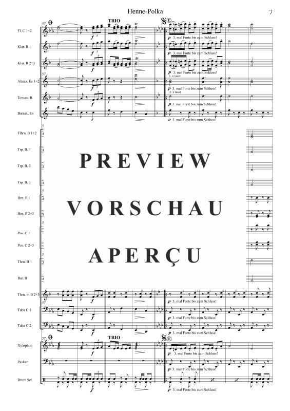 Product gallery: Page 9 of 11 Henne-Polka, , Large Wind Orchestra