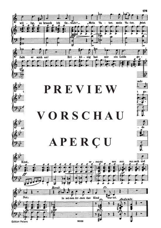 gallery: Erlkönig D.328 , , (Gesang hoch + Klavier)
