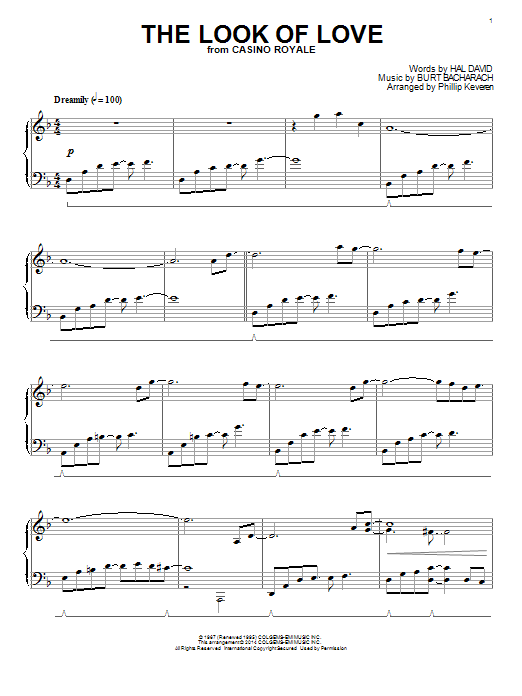 Product picture to: The Look Of Love (arr. Phillip Keveren)