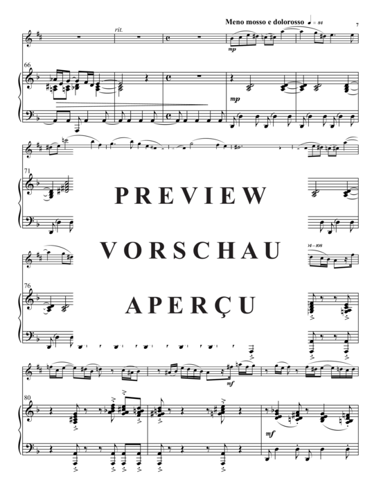 Produktgalerie: Seite 8 von 21 Sonata Nr. 2 , , (Alt-Saxophon + Klavier)