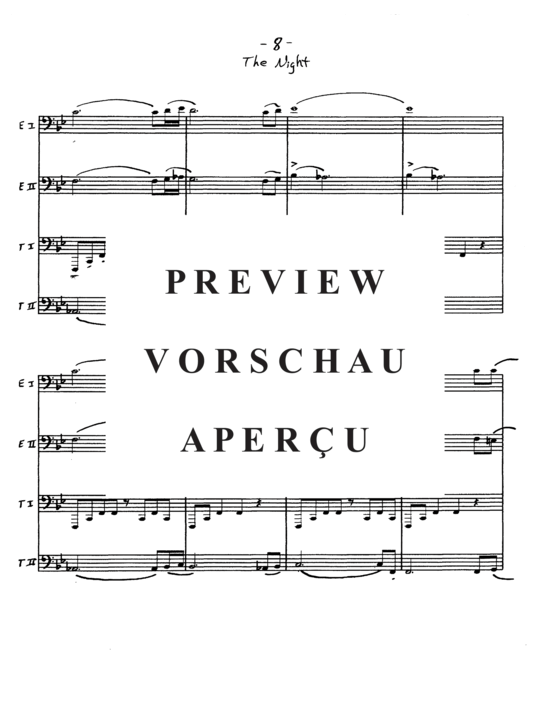 Product gallery: Page 10 of 21 The Night , , (Tuba Quartet EETTt)