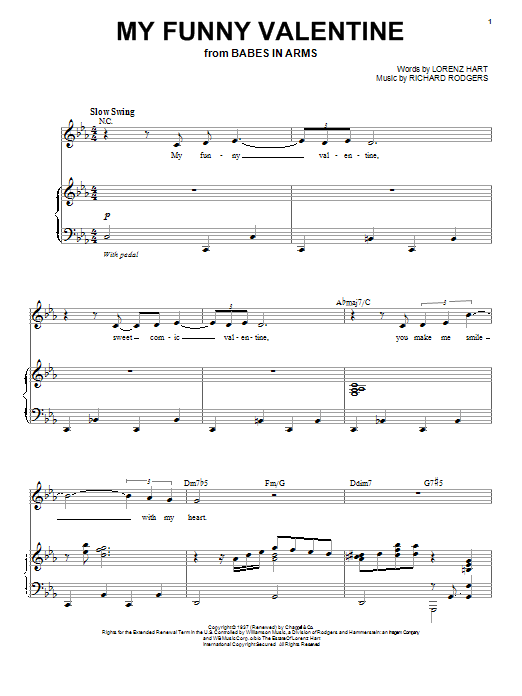 Product gallery: Page 1 of 1 My Funny Valentine, Chet Baker