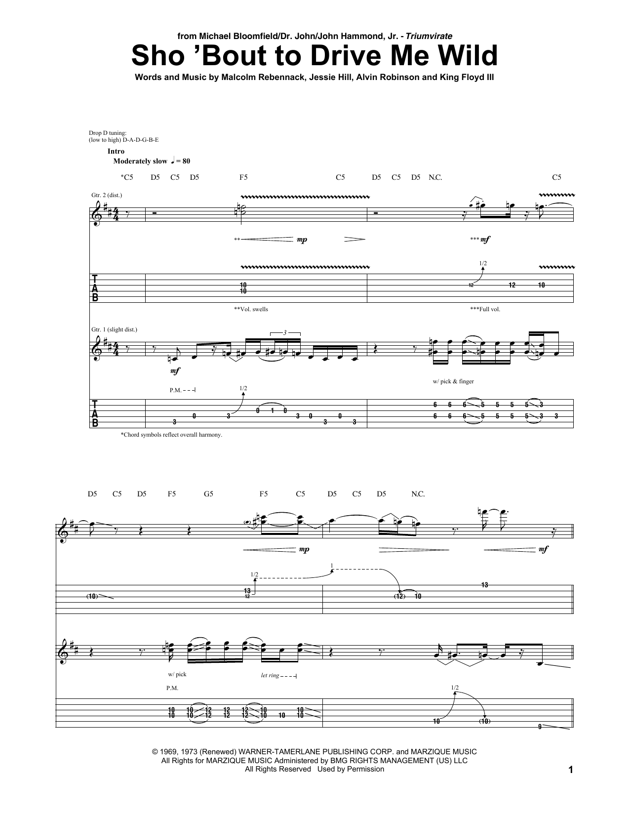 Product gallery: Page 1 of 1 Sho 'Bout To Drive Me Wild, Michael Bloomfield