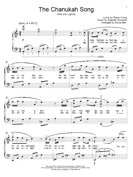 Produktbild zu: The Chanukah Song (We Are Lights)