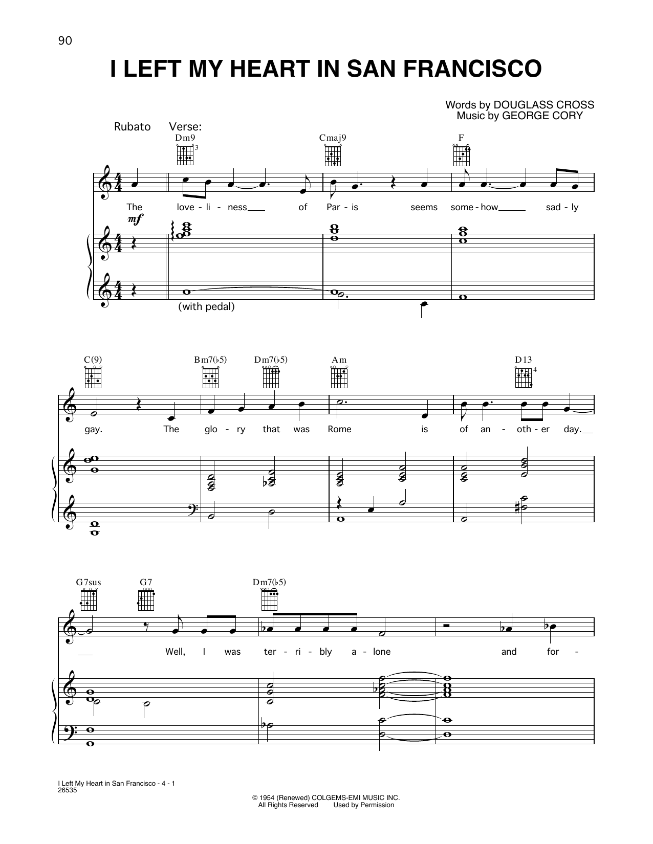 Produktbild zu: I Left My Heart In San Francisco