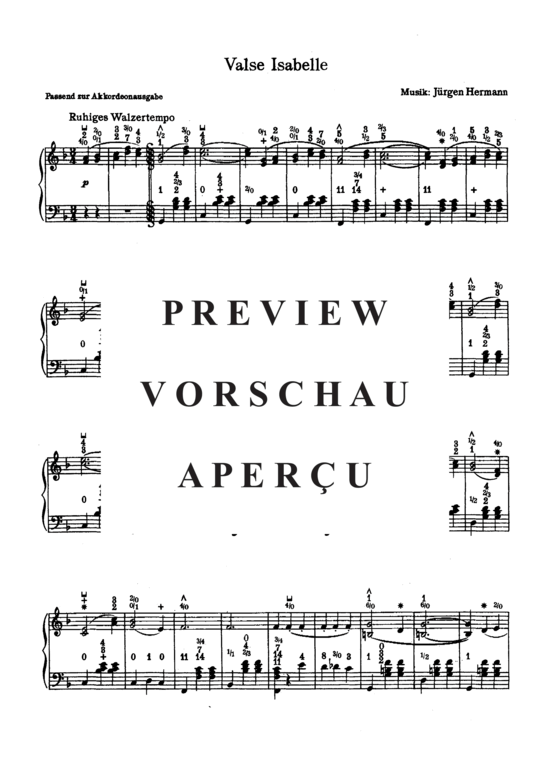 Product gallery: Page 4 of 4 Valse Isabelle , , Piano and Voice