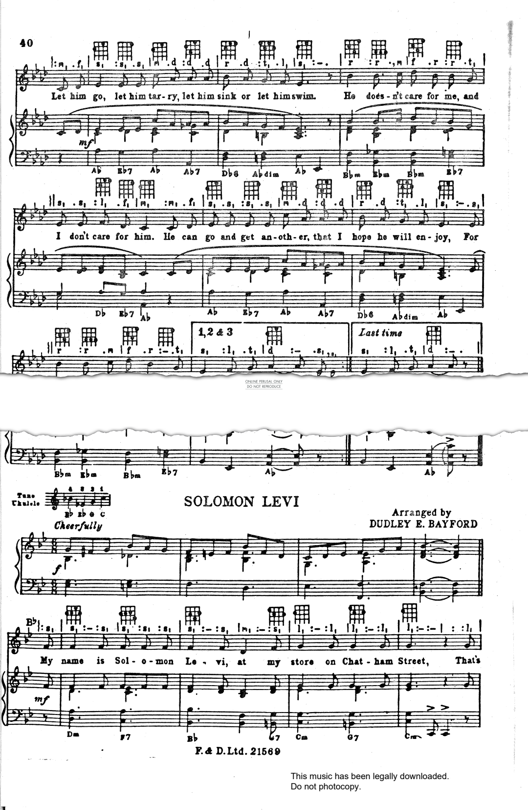 Produktbild zu: Solomon Levi