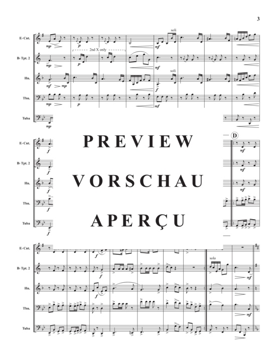 Produktgalerie: Seite 5 von 12 Summer Festival Polka , , (Blechbläserquintett)