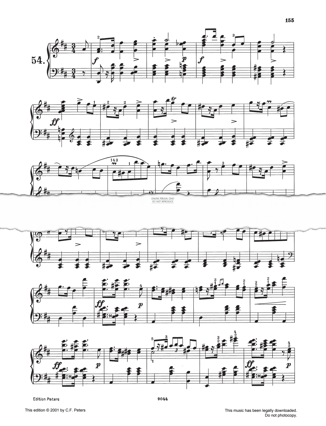 Produktbild zu: Mazurkas, 54, in D Major