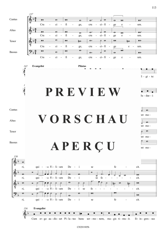 Product gallery: Page 10 of 11 Passio secundum Ioannem - Johannespassion, , (mixed choir)