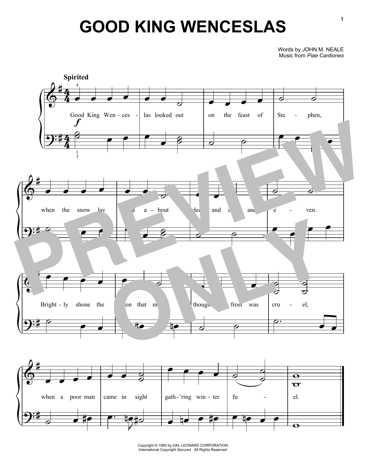 Product gallery: Page 1 of 1 Good King Wenceslas, John M. Neale