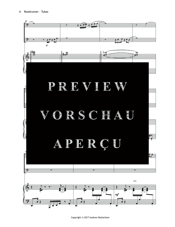 Produktgalerie: Seite 10 von 11 Roadrunner, , (2x Tuba und Klavier)