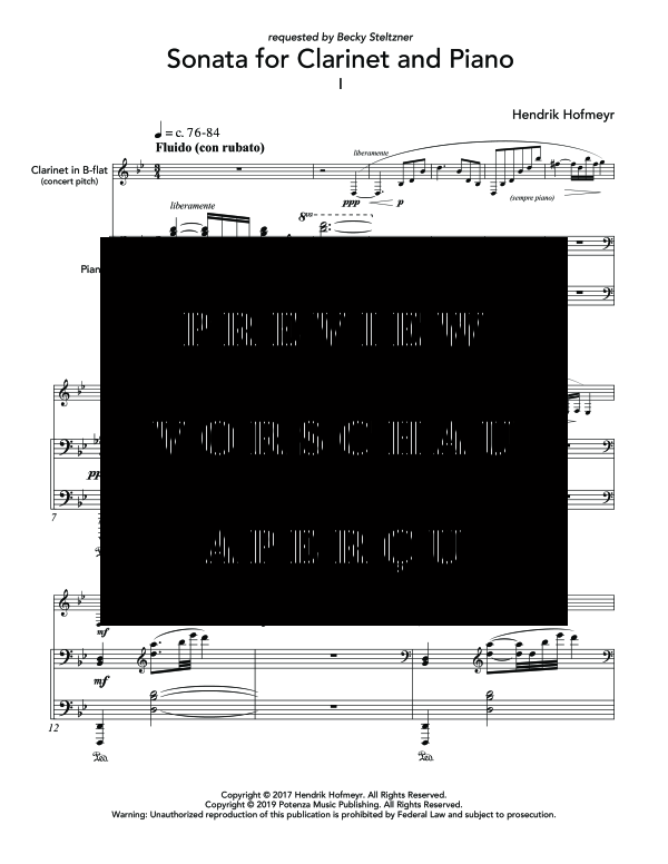 gallery: Sonata, , (Klarinette in B und Klavier)