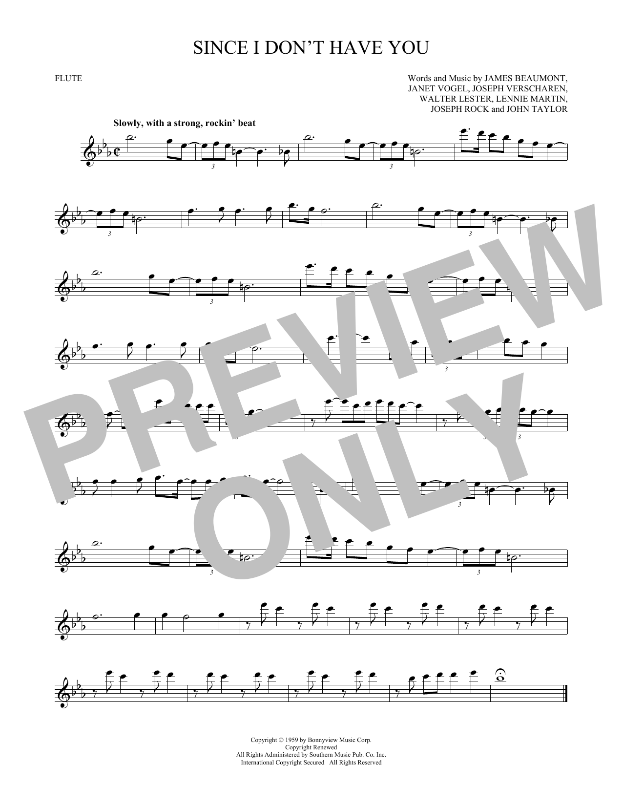 Product gallery: Page 1 of 1 Since I Don't Have You, The Skyliners