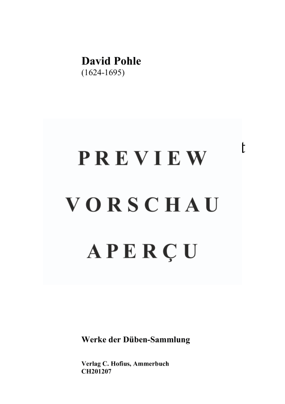 Produktgalerie: Seite 2 von 11 Domine quis habitabit (Psalm 15), , Gemischtes Ensemble SATB, 5 Instrumente und BC