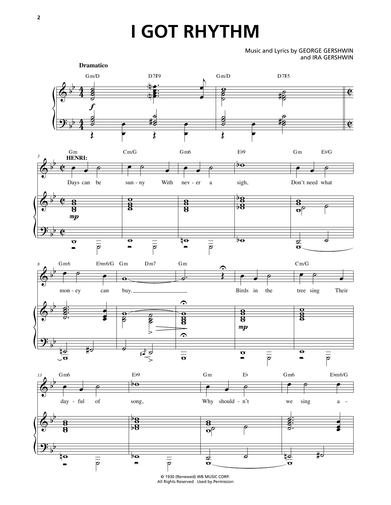 Product picture to: I Got Rhythm (from An American In Paris)