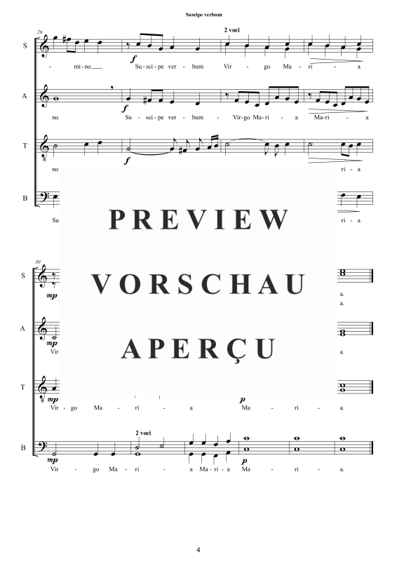 Produktgalerie: Seite 5 von 10 Suscipe verbum - Geistliche Motette, , Gemischter Chor