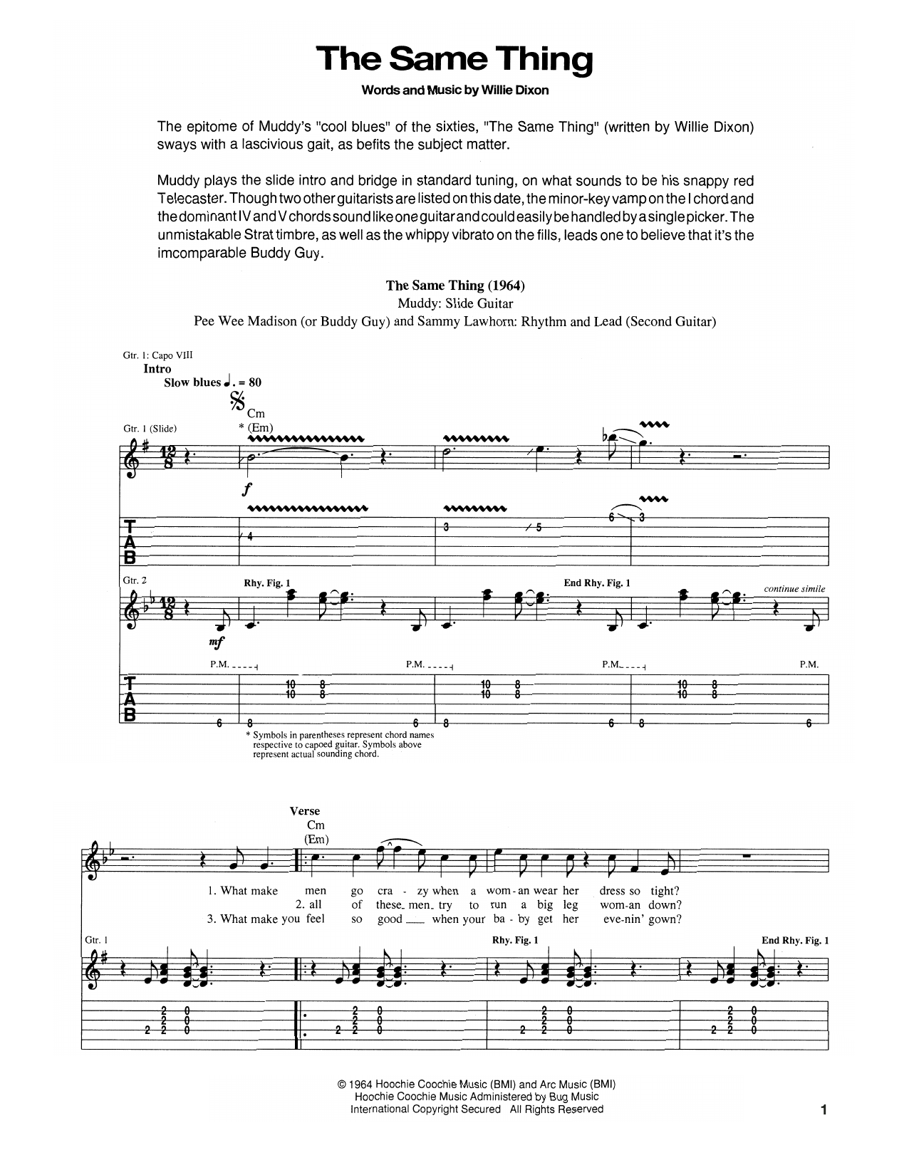 Product gallery: Page 1 of 1 The Same Thing, Muddy Waters