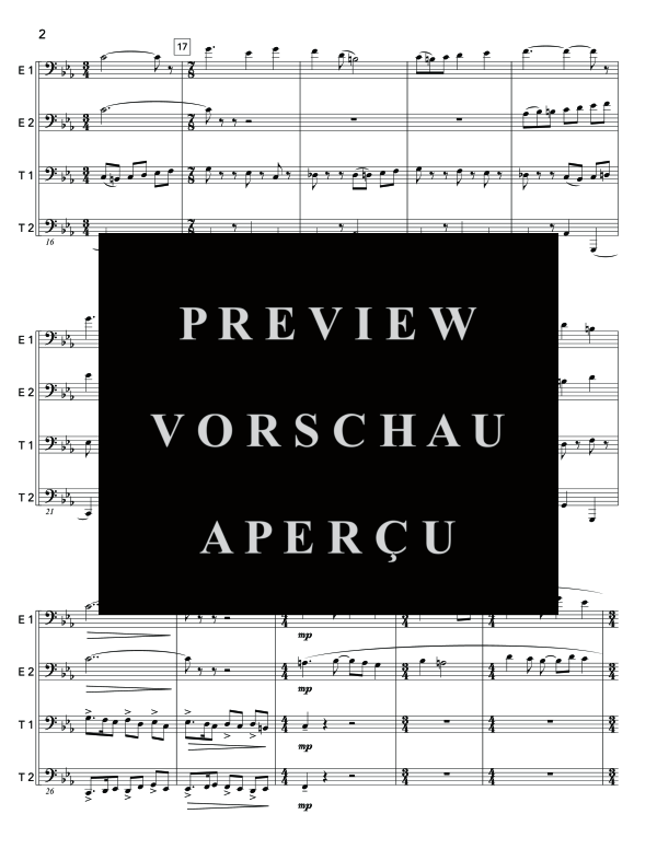 Product gallery: Page 6 of 11 Dance No. 2, , (Tuba Quartett EETT)
