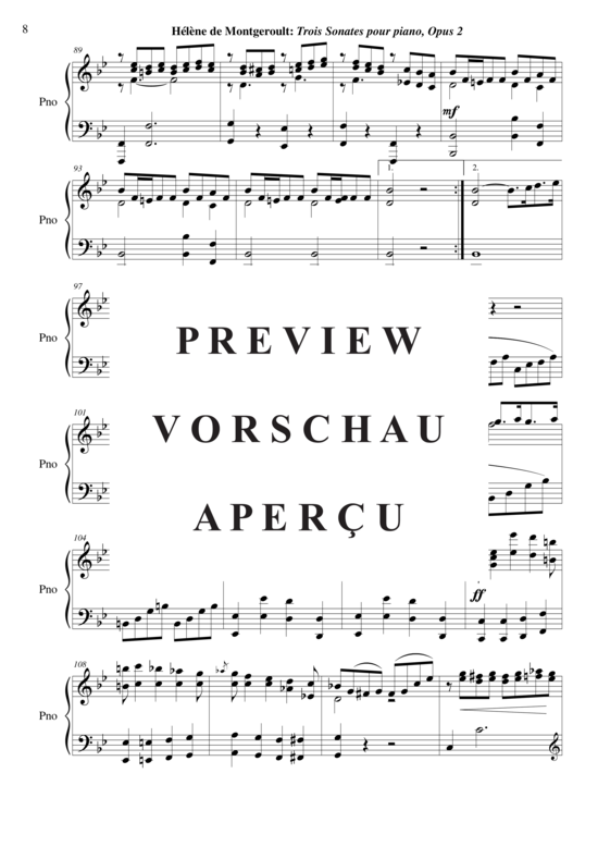 Product gallery: Page 9 of 21 3 Sonatas, opus 2 , Nicolas Horvath, Piano Solo