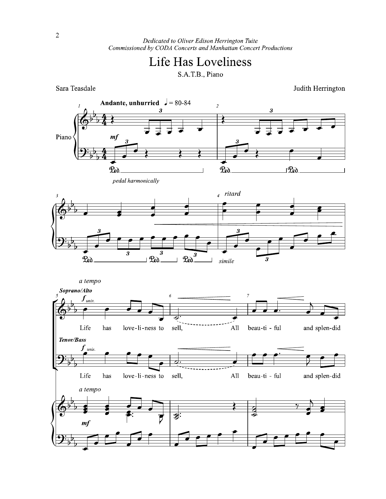 Product gallery: Page 1 of 1 Life Has Loveliness, Judith Herrington