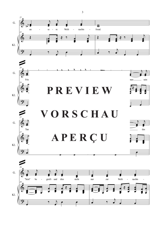 Product gallery: Page 7 of 17 Weihnachtsfreud , , (voice + piano)