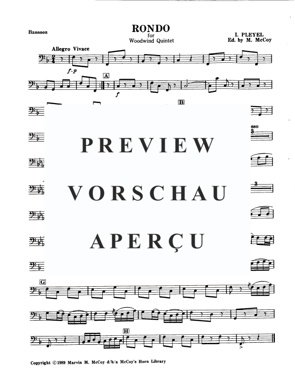 Product gallery: Page 7 of 7 Rondo, , Wind Quintet